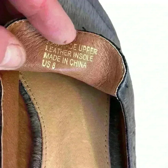 Mi.iM Woman’s Grey Leather Faux Calf Hair Mule Slide Shoe Size 8​ - Picture 6 of 7